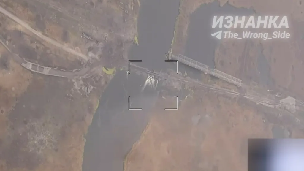 Уничтожение переправы ВСУ через реку Оскол в районе села Петровка