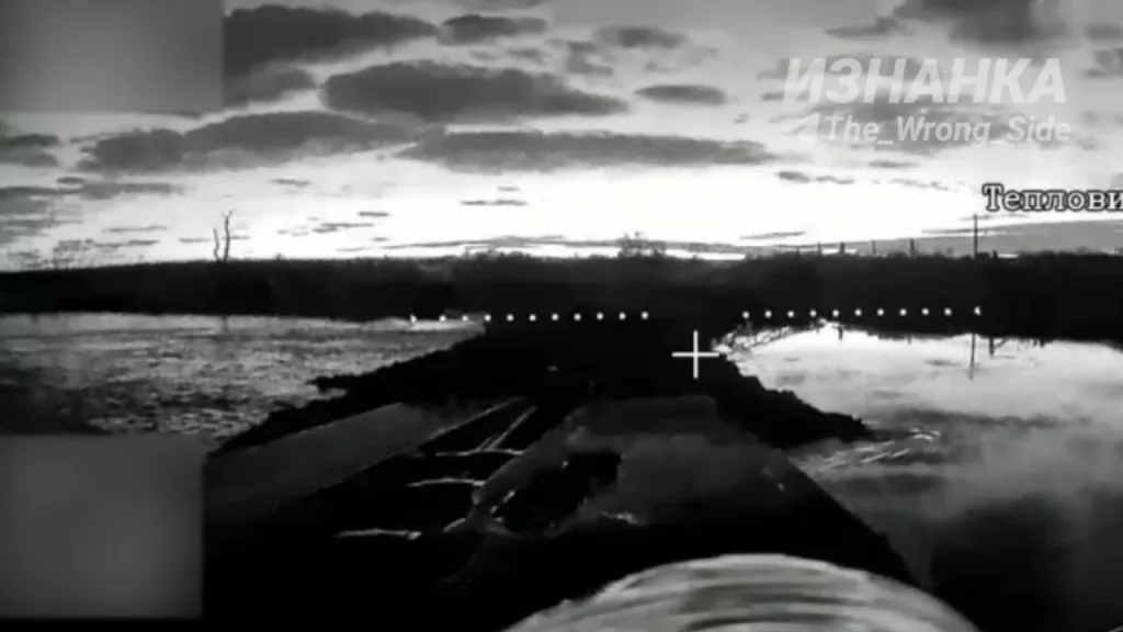 Уничтожение переправы ВСУ через реку Оскол в районе села Петровка