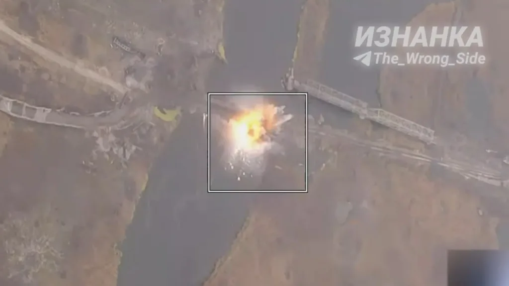 Уничтожение переправы ВСУ через реку Оскол в районе села Петровка