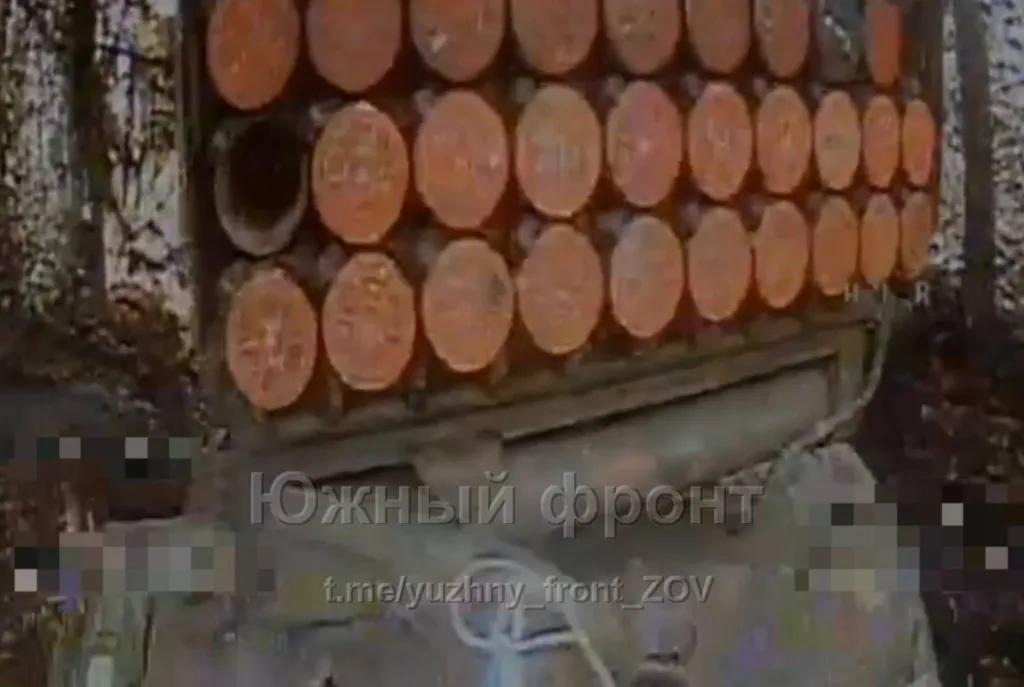 Уничтожение FPV-дронами РСЗО БМ-21 «Град» ВСУ на Северском направлении