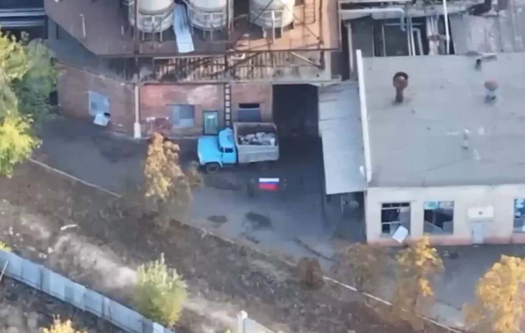 Русские флаги в Купянске