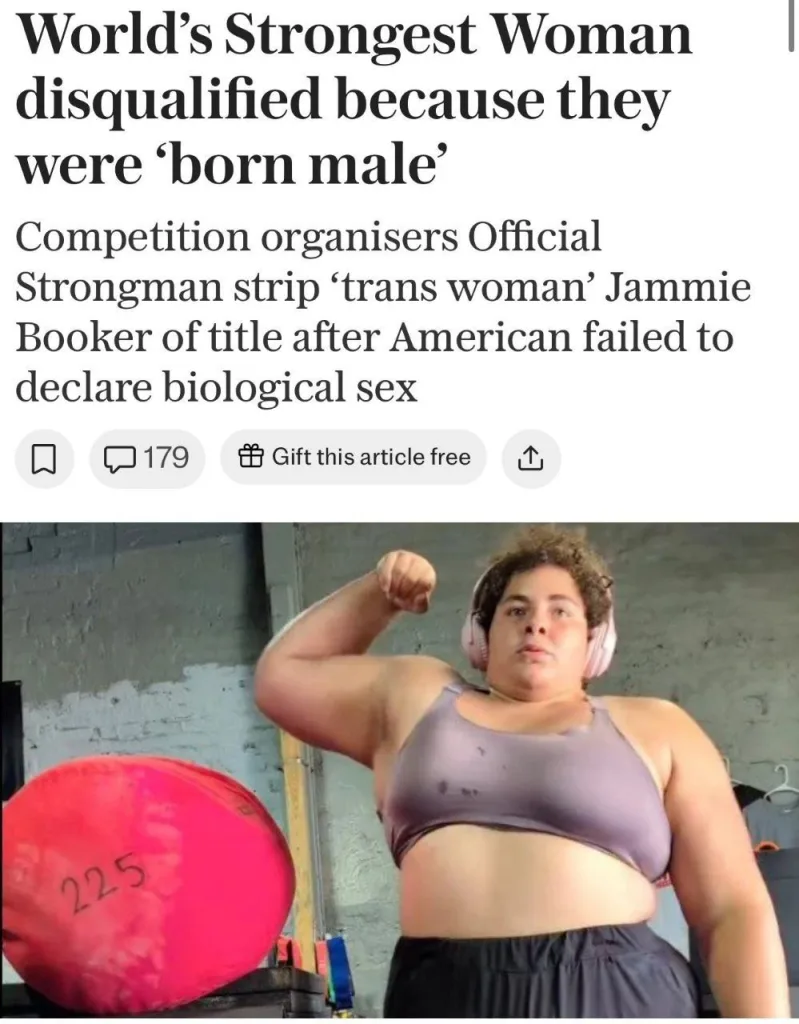 Самая сильная женщина мира оказалась мужчиной