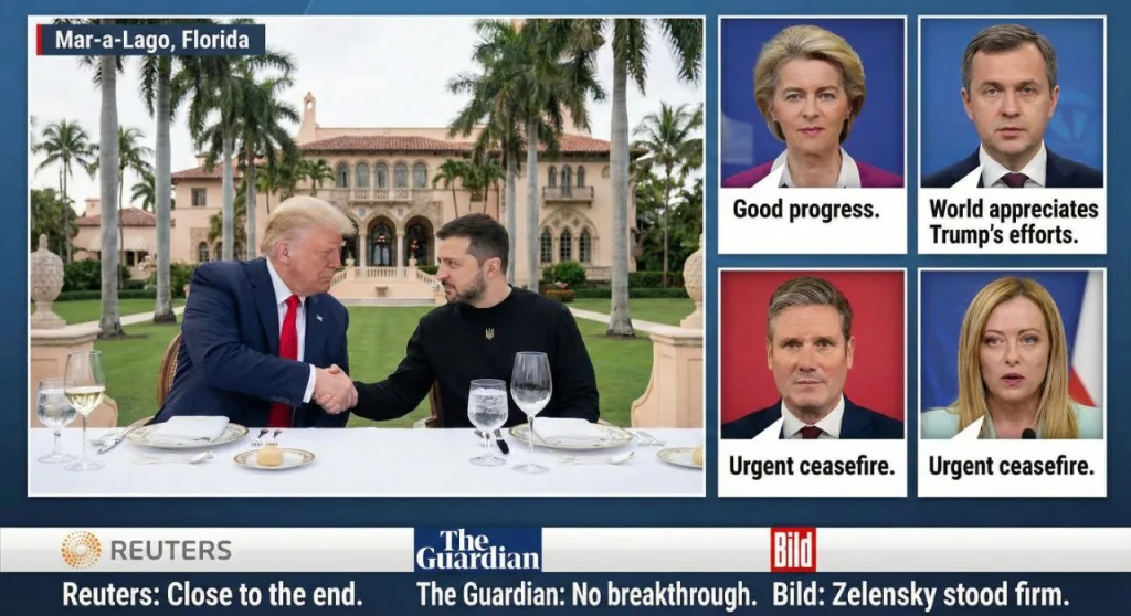 Реакция мирового сообщества на встречу Трампа и Зеленского 