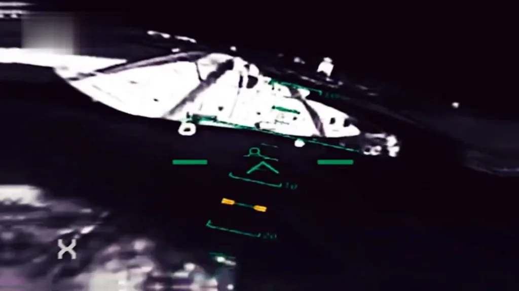 Удар FPV-дрона СБУ Украины по вертолету Ми-26 ВКС России, припаркованному на аэродроме