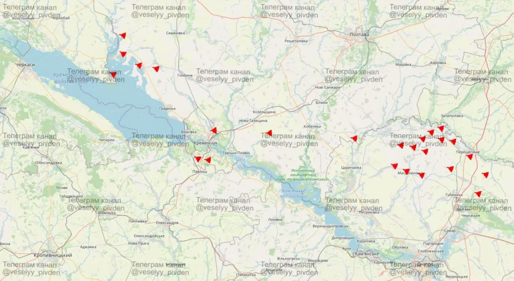 Ночь взрывов в Кременчуге: три «Искандера» и полсотни дронов обрушились на Полтавскую область