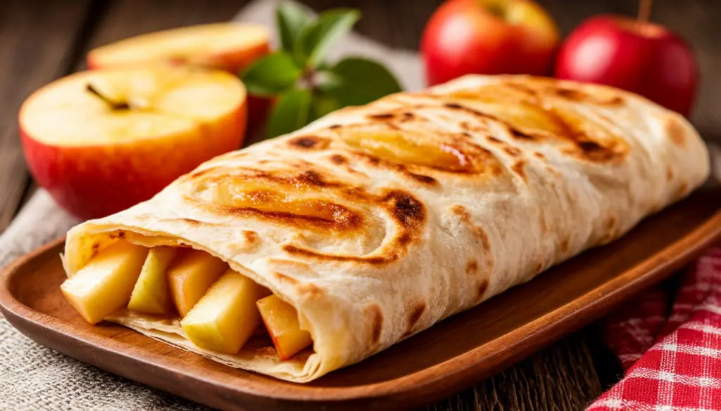 Вместо привычных блинов — лаваш и яблоко, всего за 10 минут можно приготовить целую гору вкусных рулетиков к чаю: хрустящие закуски