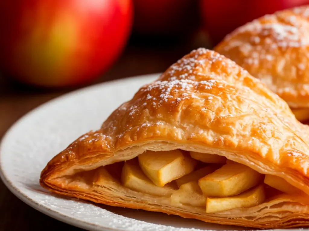 Скоростные яблочные слоенки: уютный аромат за 5 минут