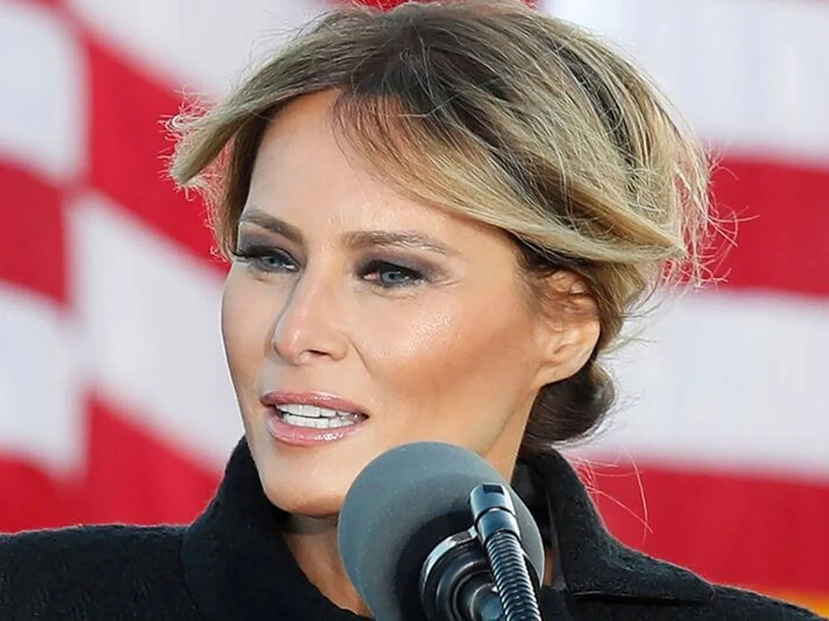 Мелания Трамп разгневана после утечки разговора её сына в интернет0
