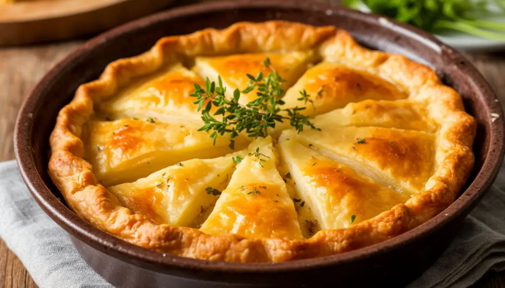 Постный пирог с картофелем и луком: основа на воде всегда получается мягкой, как будто она с добавлением масла