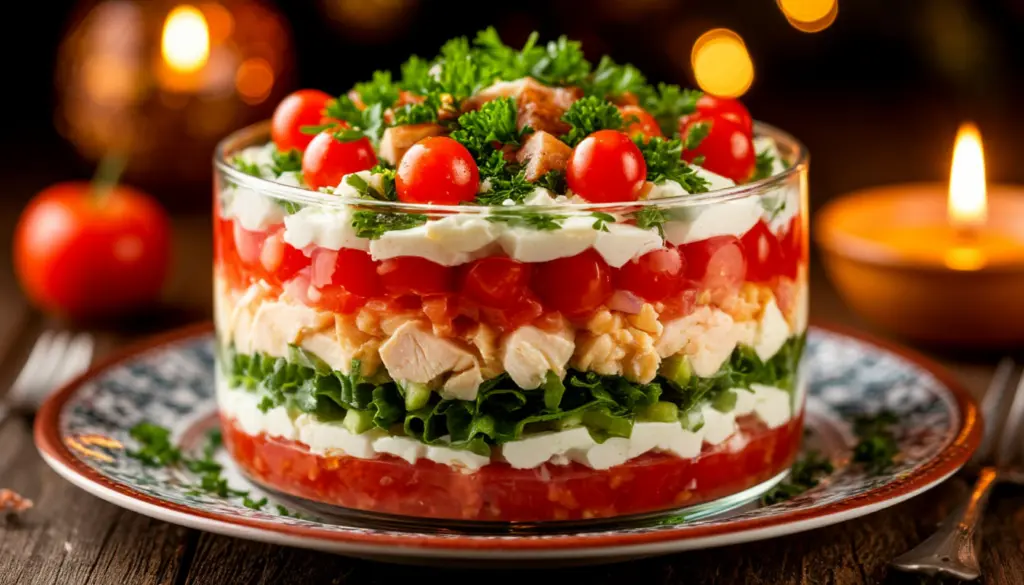 Понравился даже самым ярым любителям оливье: салатов с ананасом много, но этот — самый удивительный