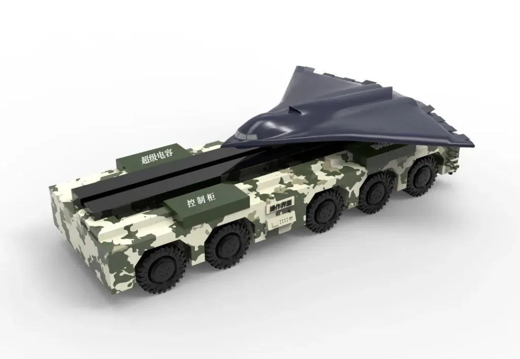 В Китае создали мобильную электромагнитную катапульту для запуска БПЛА