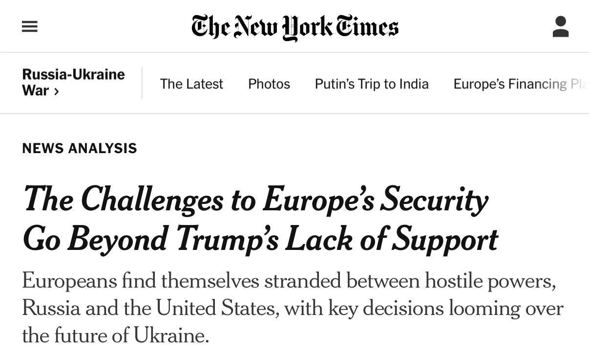Евросоюз не имеет собственной стратегии для завершения войны на Украине, — NYT