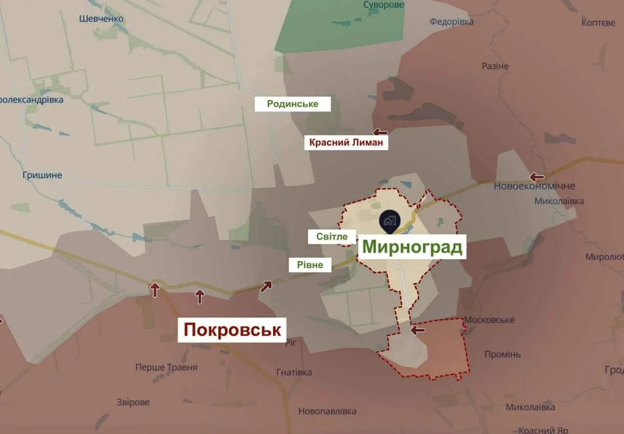 Все пути выхода из Мирнограда в "серой зоне", россияне рассредотачиваются по городу, — украинские СМИ со ссылкой на военных