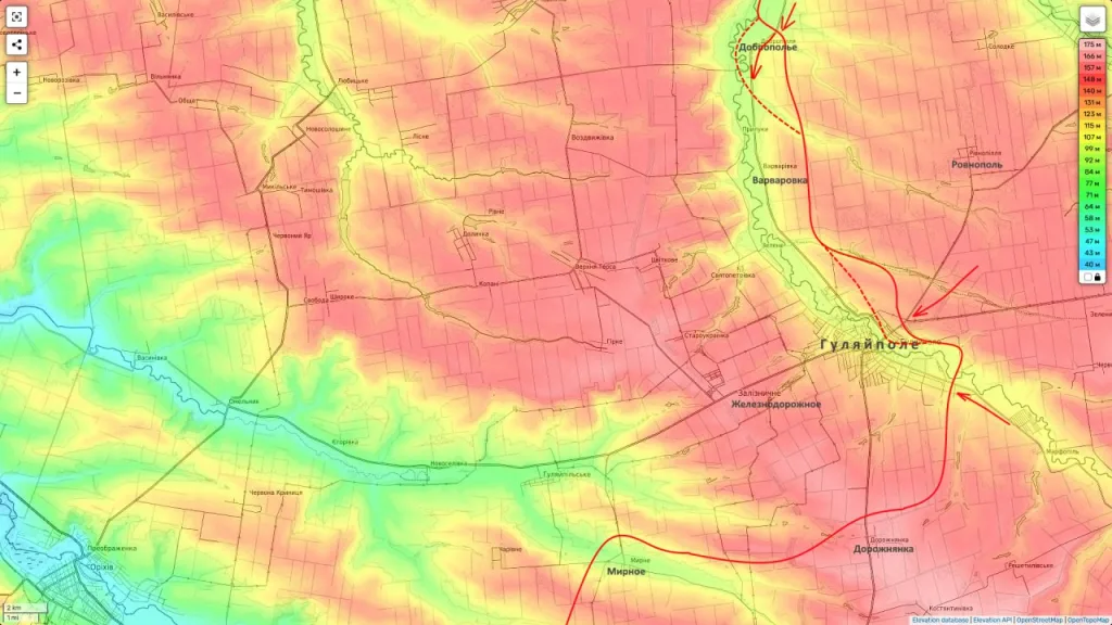 Юрий Подоляка - Гуляйпольское направление на вечер 01.12.25: Доброполье