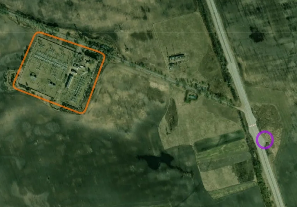 Кадры прилёта "Герани" по автомобилю мобильной огневой группы ВСУ на трассе Павлоград - Днепропетровск