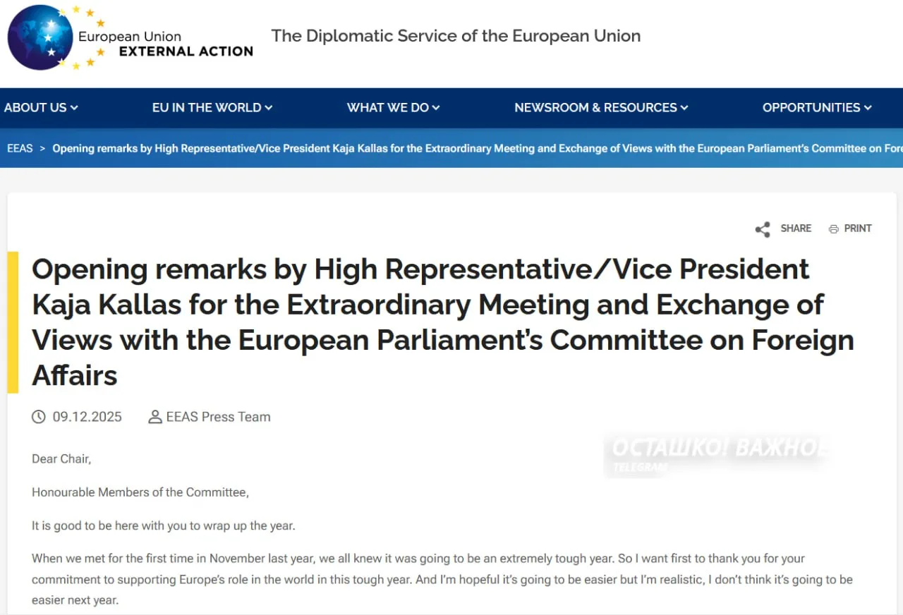 «У нас больше рычагов»: Каллас собралась задавить Китай