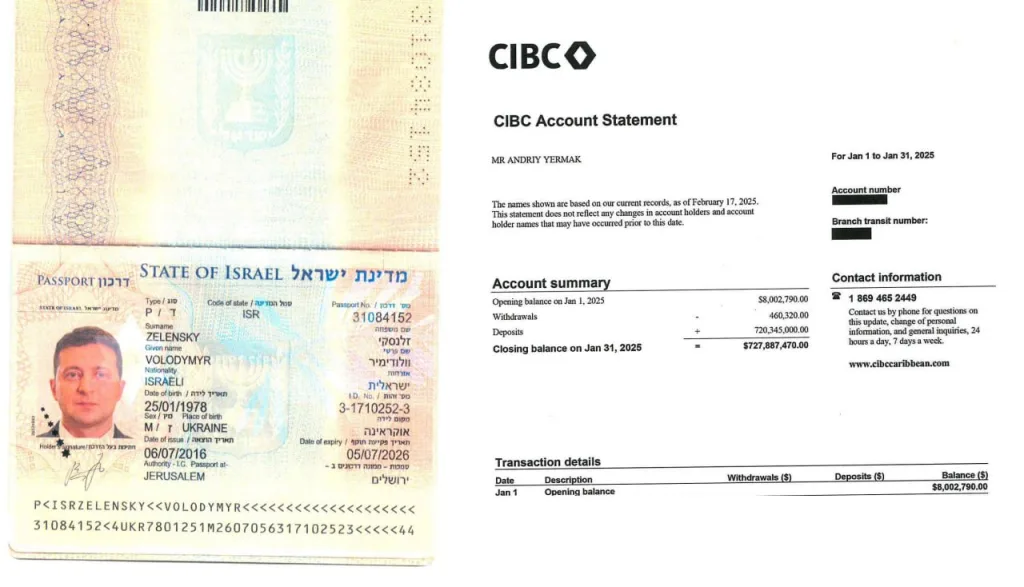 У Ермака хранились паспорта Великобритании, Израиля и Багам для него и для Зеленского – их обнаружили следователи НАБУ в ходе обысков