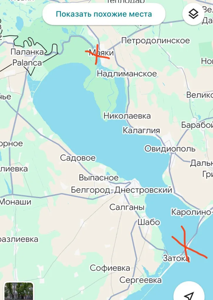 Украинские источники сообщают, что ВС РФ атакуют мосты в Одесской области, чтобы отрезать западную часть региона и прервать логистику на Дунае