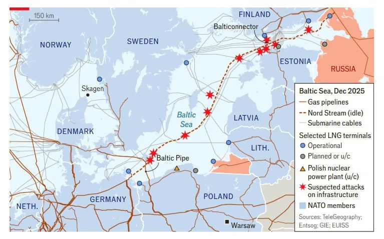 Балтика превращается в поле боя между Россией и НАТО — The Economist