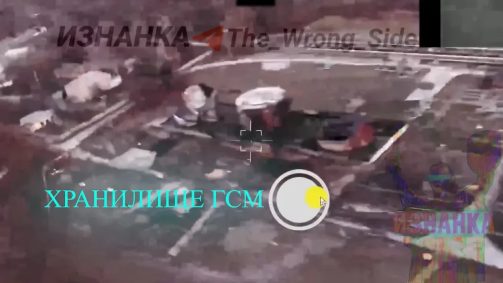 Работа управляемых "Гераней" по газовой инфраструктуре Украины в Черниговской области