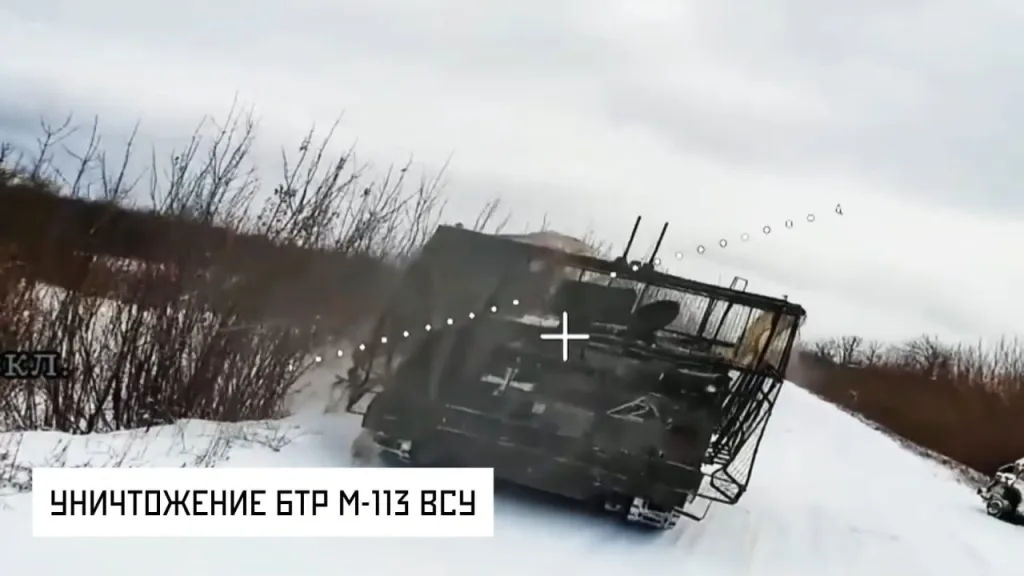 Активная работа FPV-дронов по украинской логистике и бронетехнике на Купянском направлении