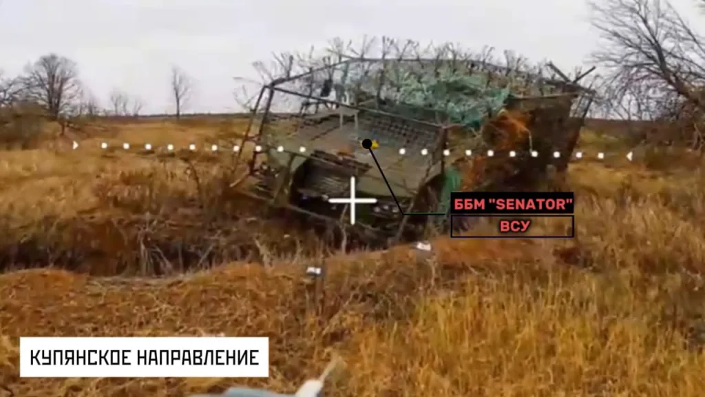 Активная работа FPV-дронов по украинской логистике и бронетехнике на Купянском направлении