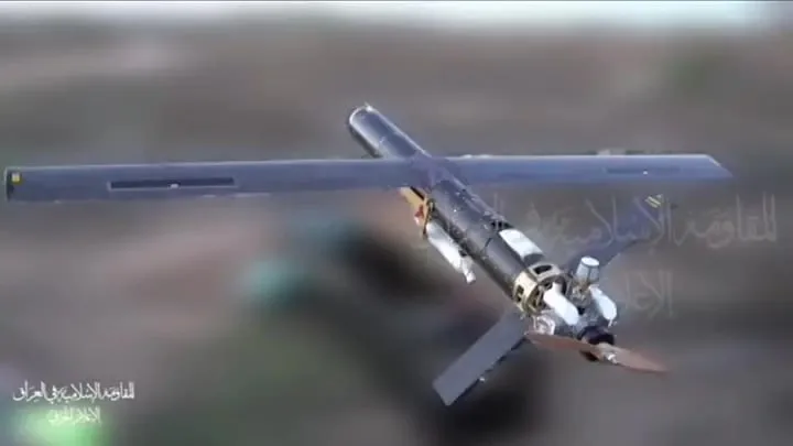 Перехват дрона-камикадзе Shahed-107 иранского производства украинским зенитным дроном в Сумской области