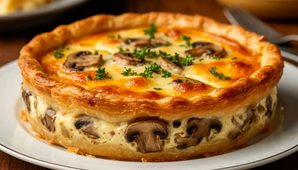 Не пропустите: Пирог с грибами и сыром, который может стать вашим кулинарным провалом