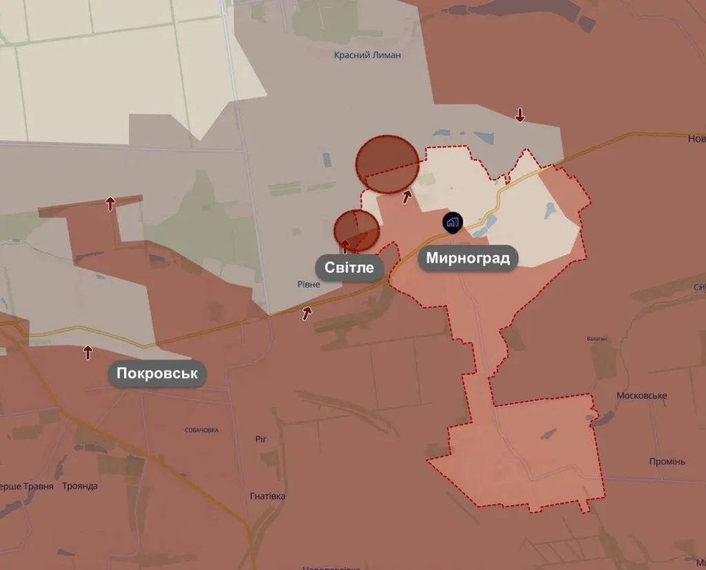 Российская армия практически полностью контролирует Мирноград - украинские СМИ