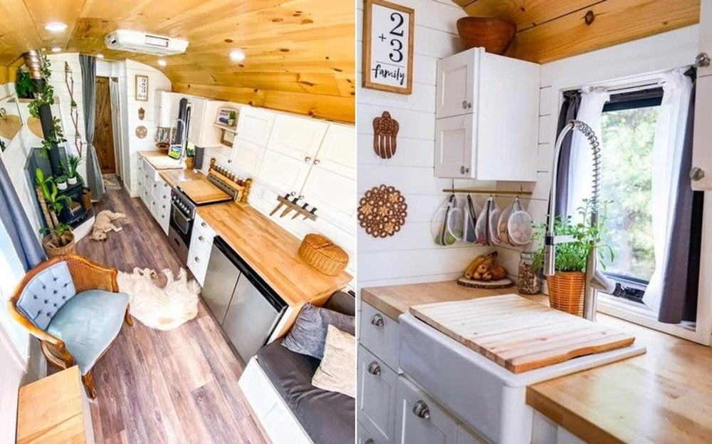 Как старый школьный автобус стал полноценным домом на колесах для семьи