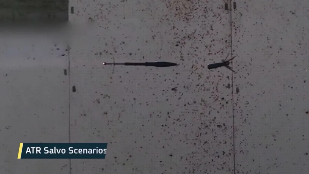 Процесс работы израильского КАЗ Iron Fist по FPV-дронам, барражирующим боеприпасам, гранатам РПГ, ракетам ПТРК и даже БОПС в ходе испытаний