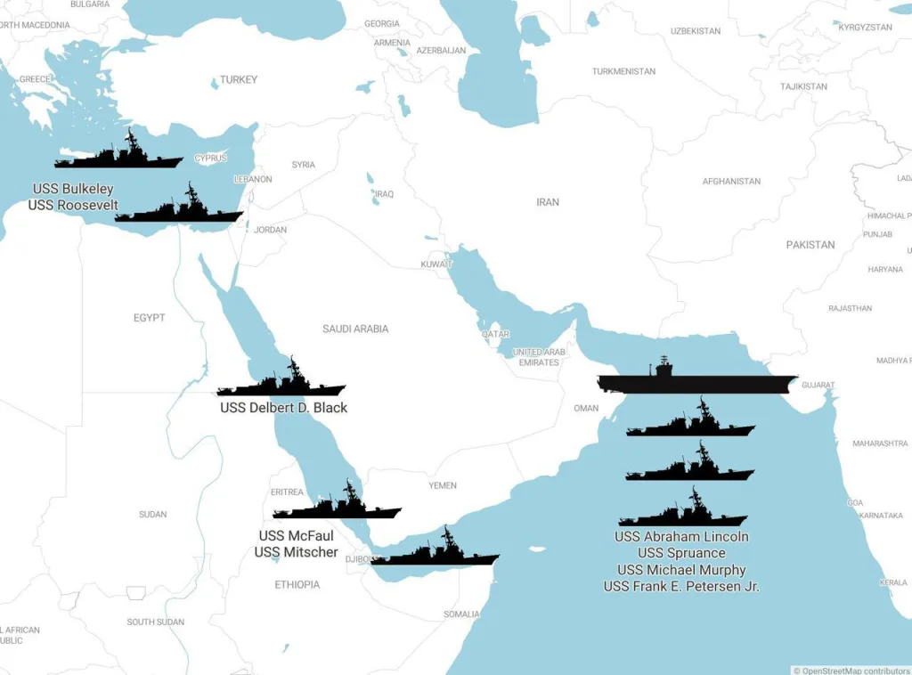 США в четыре раза увеличили военное присутствие в Персидском заливе