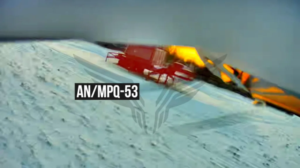 Удары дронов-камикадзе БМ-35 по РЛС AN/MPQ-53 (или её макету) из состава ЗРК MIM-104 Patriot в районе Харькова