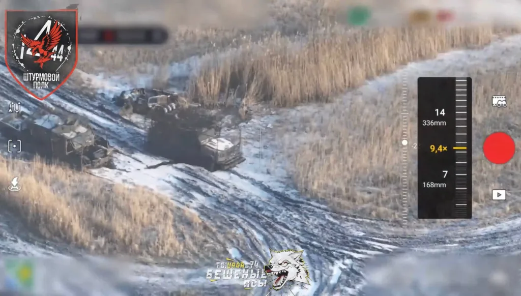 Работа FPV-дронов, в том числе из засады, по транспортным средствам ВСУ на Новопавловском направлении
