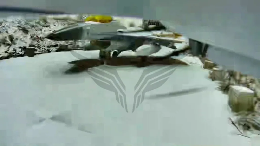 Удар по макету F-16 ВС Украины дроном-камикадзе БМ-35 со Starlink на аэродроме Канатово Кировоградской области силами центра "Рубикон"