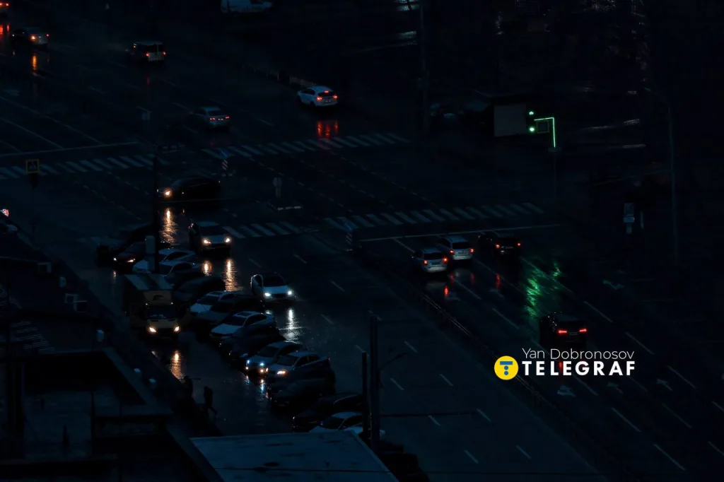 Так выглядит Днепропетровск после вчерашних ударов по энергетике