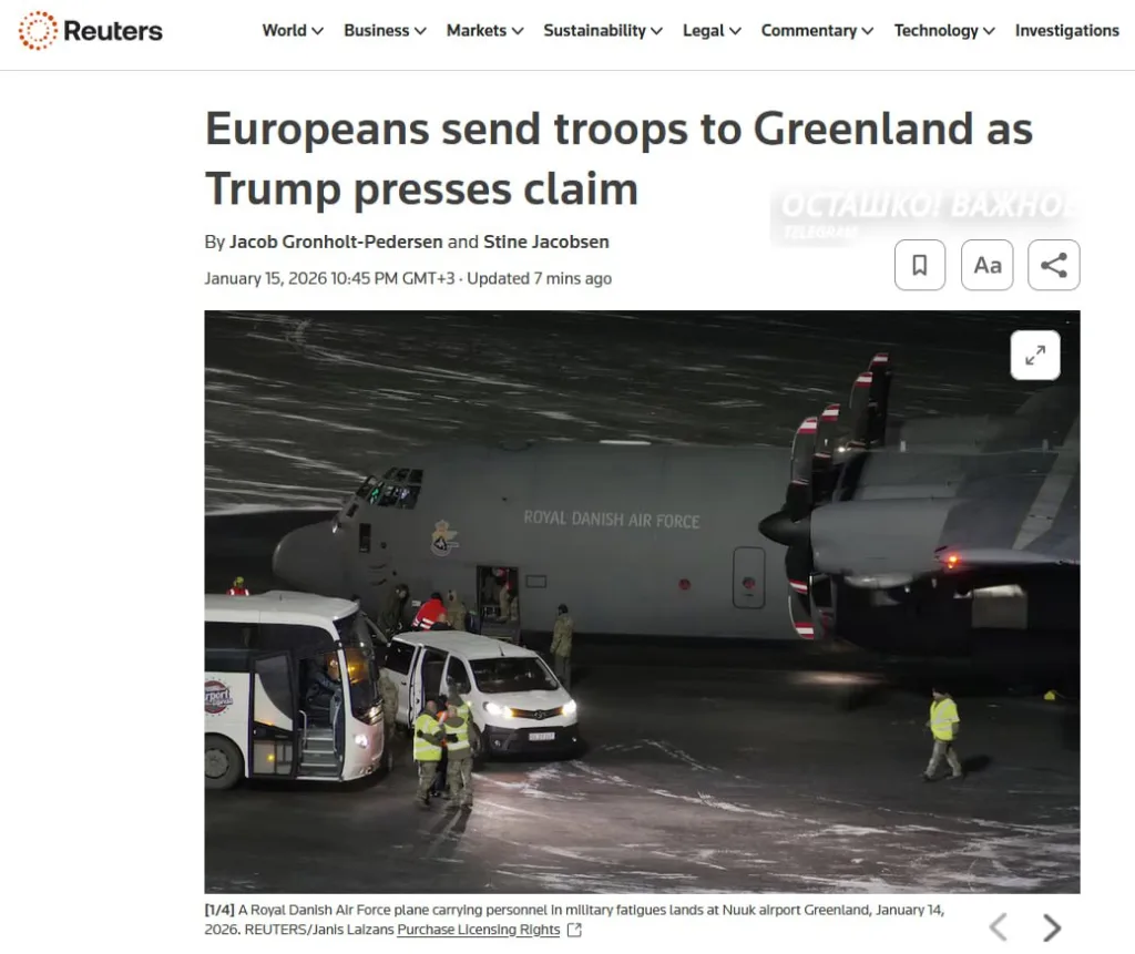 Шах и мат, Дональд Трамп: контингент защитников Гренландии насчитывает уже 37 человек