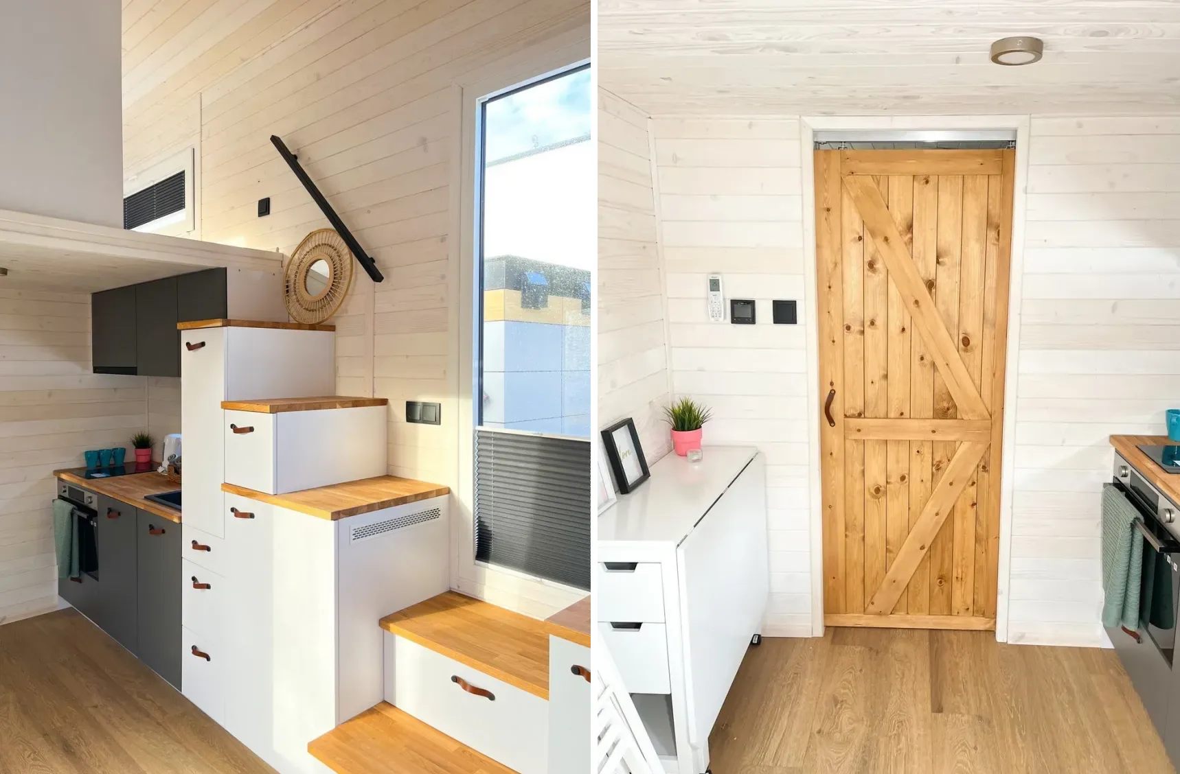 Одна деталь полностью меняет планировку этого уютного дома на колесах