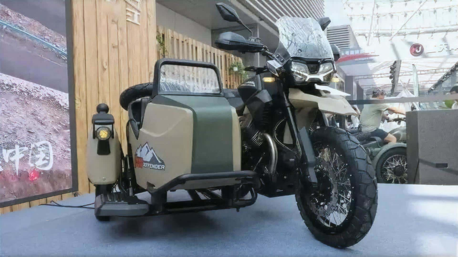Китайцы выпустили мотоцикл Changjiang V 750 Defender с коляской и мотором-копией Moto Guzzi