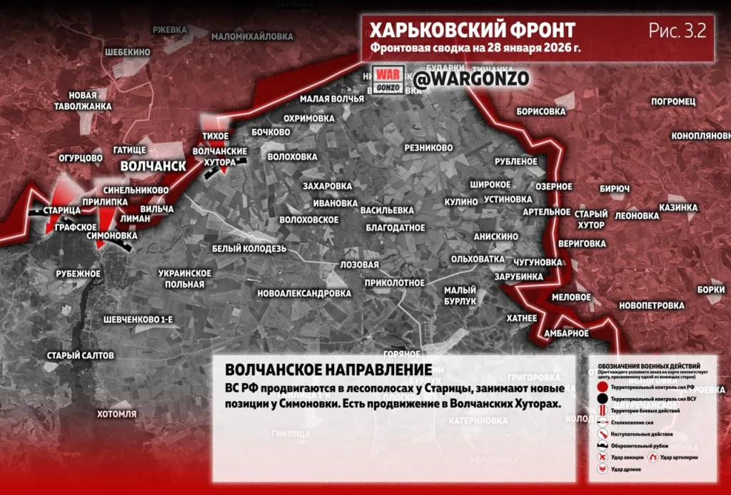 Варгонзо: Фронтовая сводка на утро 28.01.2026
