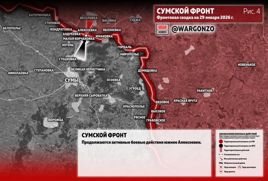 Варгонзо: Фронтовая сводка на утро 29.01.2026