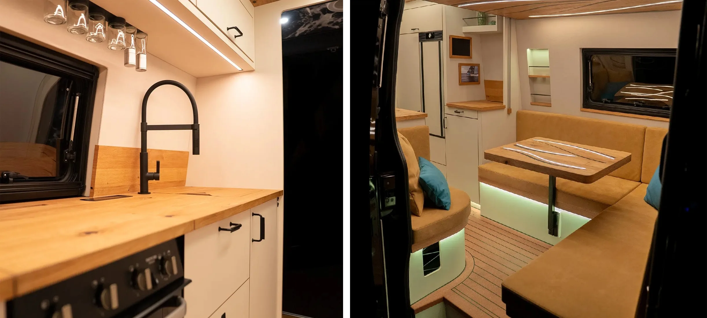 La Onda: европейский фургон, превращенный в роскошные апартаменты на колесах