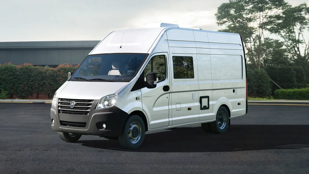 Российский автодом на базе Газель NEXT: кухня, душ и две кровати для путешествий