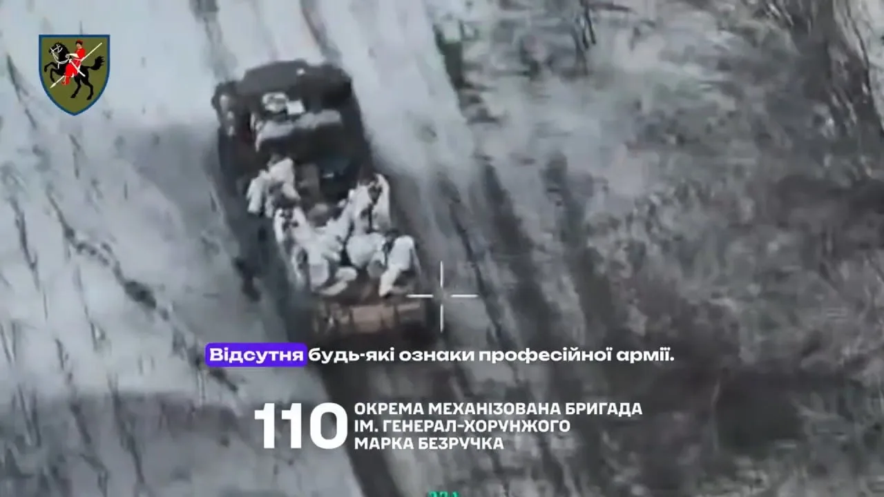 Очередной пример использования ВС РФ штурмового багги-пикап "Урала" с открытым верхом для доставки пехоты к украинским позициям в районе села Доброполье на Запорожском направлении