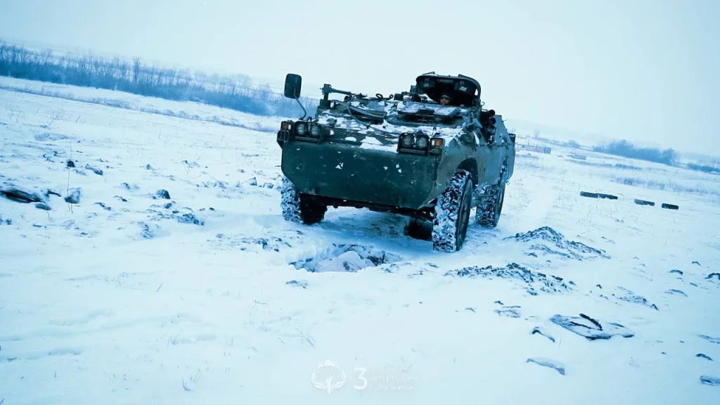 На кадрах - редкий бронетранспортер Puma 4x4 итальянского производства на вооружении 79-й отдельной десантно-штурмовой бригады ВСУ