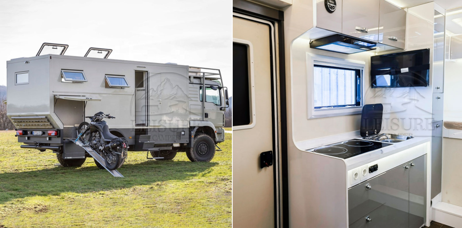 Новый Mercedes для путешествий: роскошный кемпер с грузовой платформой и индивидуальным дизайном