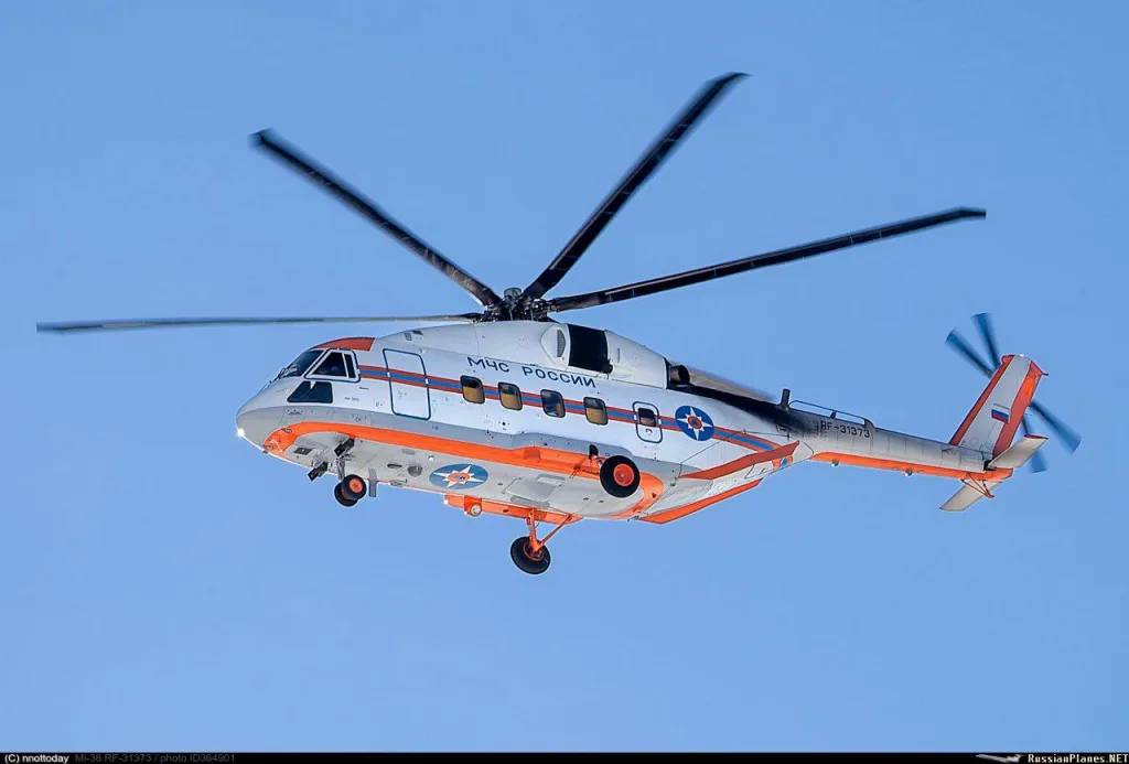 Ростех рапортует, что «КВЗ» передал МЧС России в арктическом исполнении новый поисково-спасательный вертолет Ми-38ПС