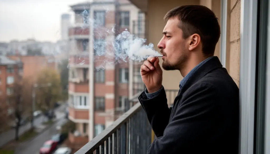 Курить на балконе стало роскошью: за одну сигарету могут выписать штраф как за незаконную парковку