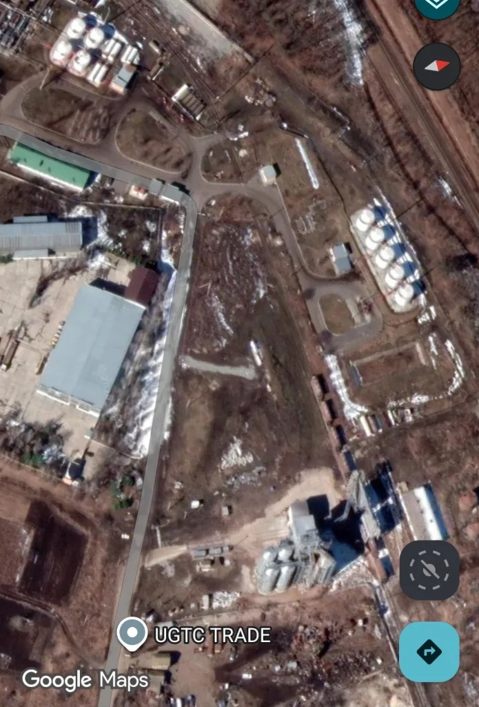 Сильный пожар в городе Гадяч Полтавской области после удара 10 дронов