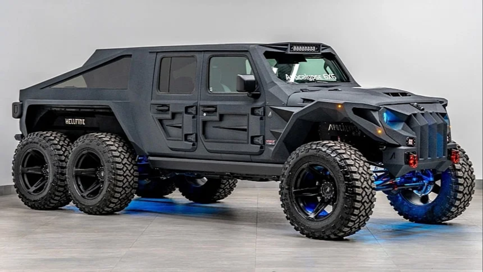 Шестиколесный Apocalypse HellFire 6x6: восемь мест и двигатель HEMI для экстремальных условий
